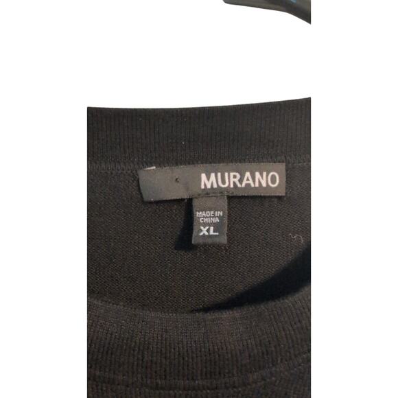 Murano Cotton Blend Sweater – Size XL – Black - Picture 2 of 3